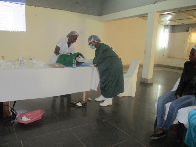 Formação das enfermeiras das unidades sanitárias de referência de Morrumbala e Milange em reanimação neonatal
